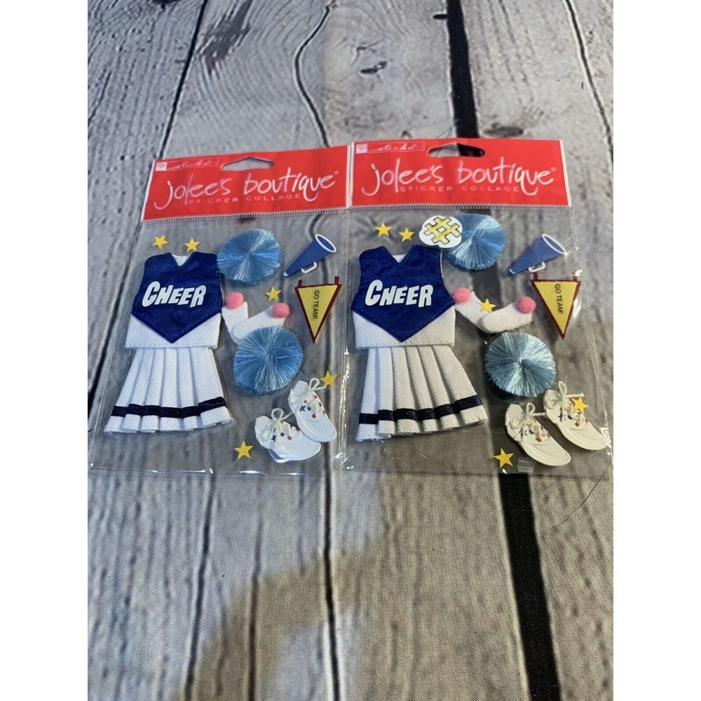 Jolee's Boutique Pep Rally Cheerleading Scrapbook Dimensional Stickers - Pack 2‎